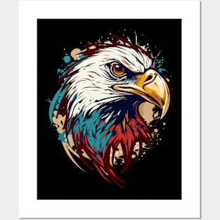 Graffiti Paint Eagle Bird Creative Posters and Art